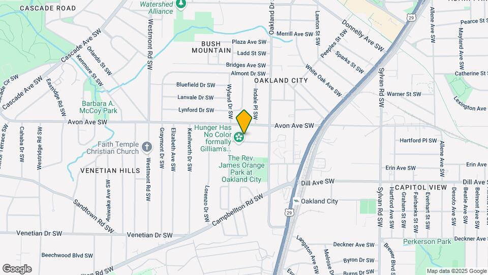 1273 Oakland Terrace SW Map and Location Details
