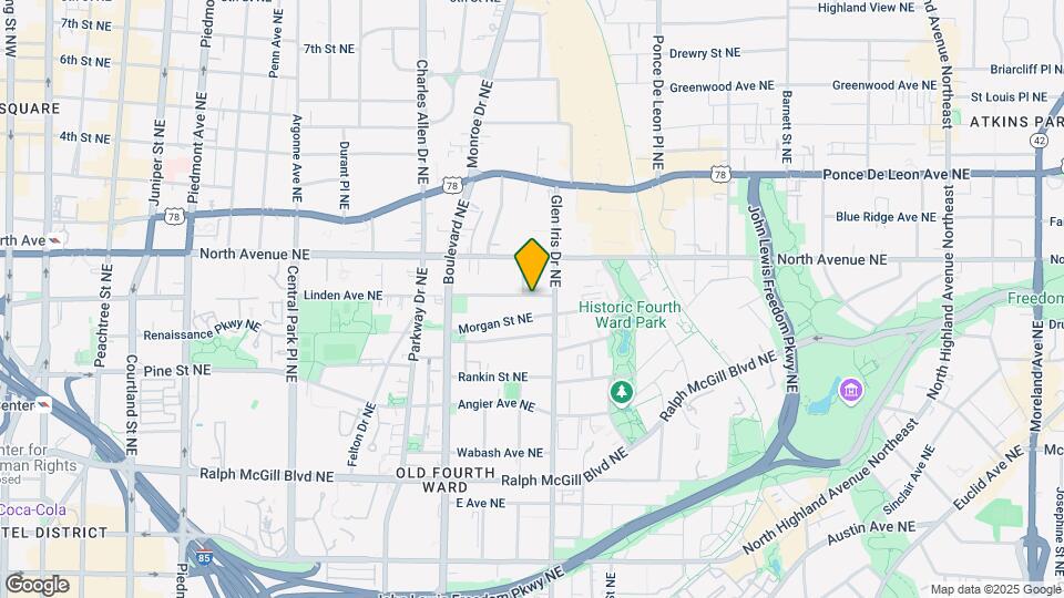 567 Boulevard Pl NE, Unit 105 Map and Location Details