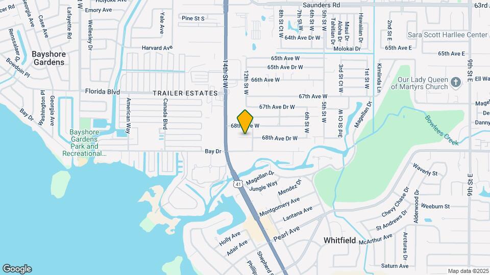 1215 68th Ave Dr W Map and Location Details
