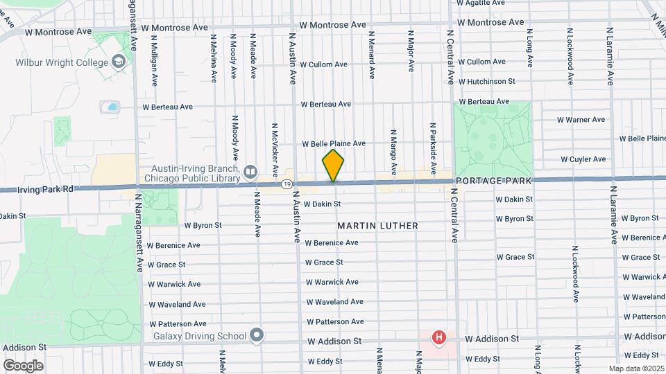 5903 W Irving Park Rd Mapa y Detalles de la Ubicación