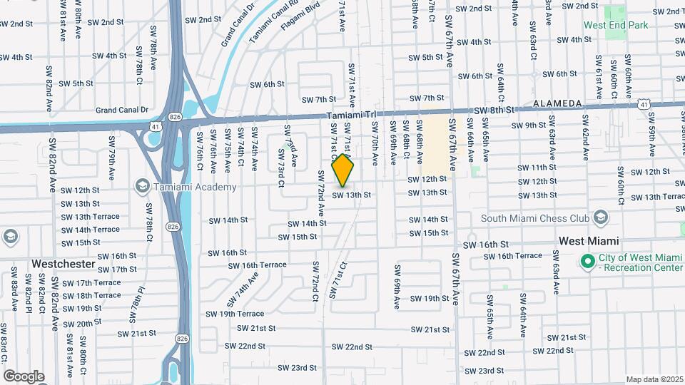 7135 SW 13th St Map and Location Details