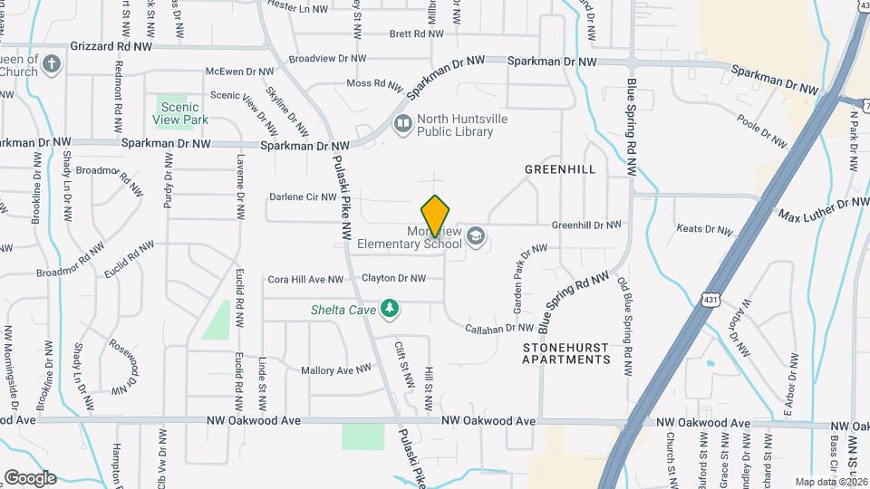 2702 Garvin Rd NW Map and Location Details