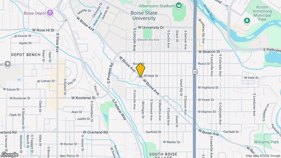 1421 S Michigan Ln Map and Location Details