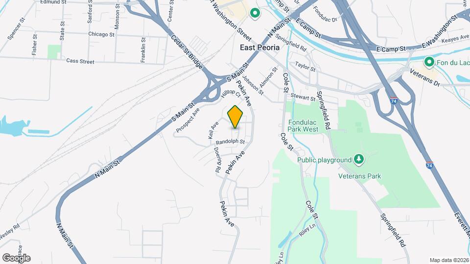 220 Grandview Ave Mapa y Detalles de la Ubicación