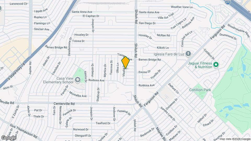 11106 Visalia Dr Map and Location Details