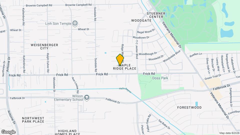 2811 Oakland Brook St Map and Location Details