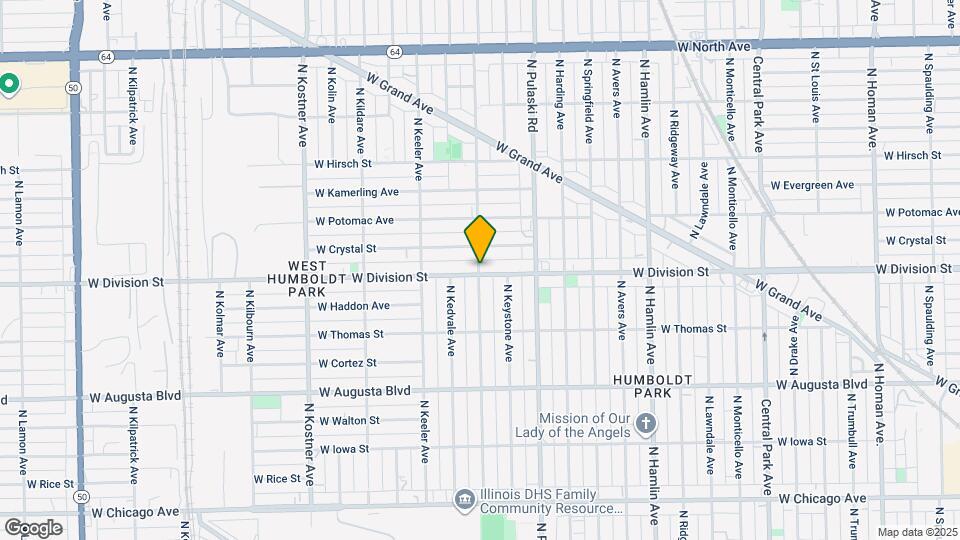 1245 N Karlov Ave Mapa y Detalles de la Ubicación