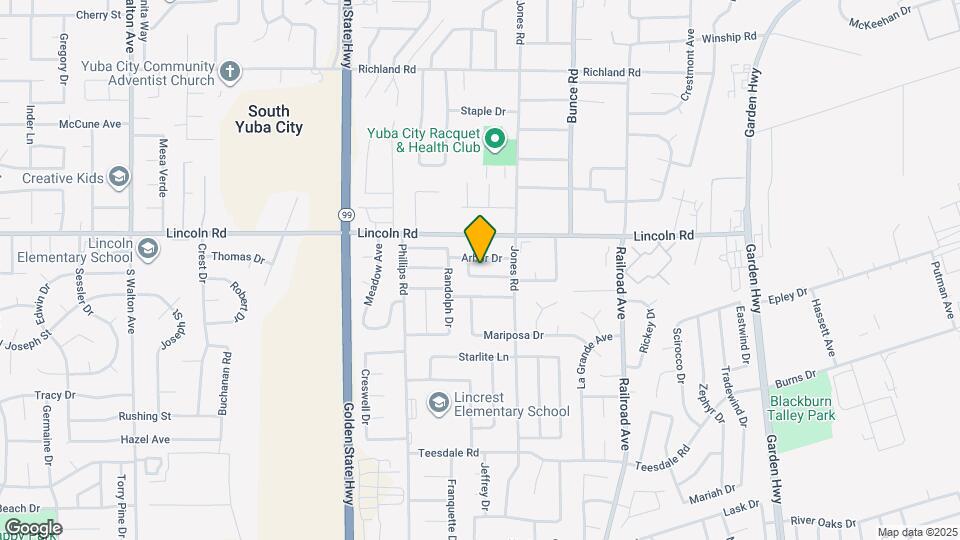 1077 Courtyard Dr Map and Location Details