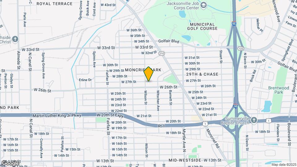1518 W 27th St Map and Location Details
