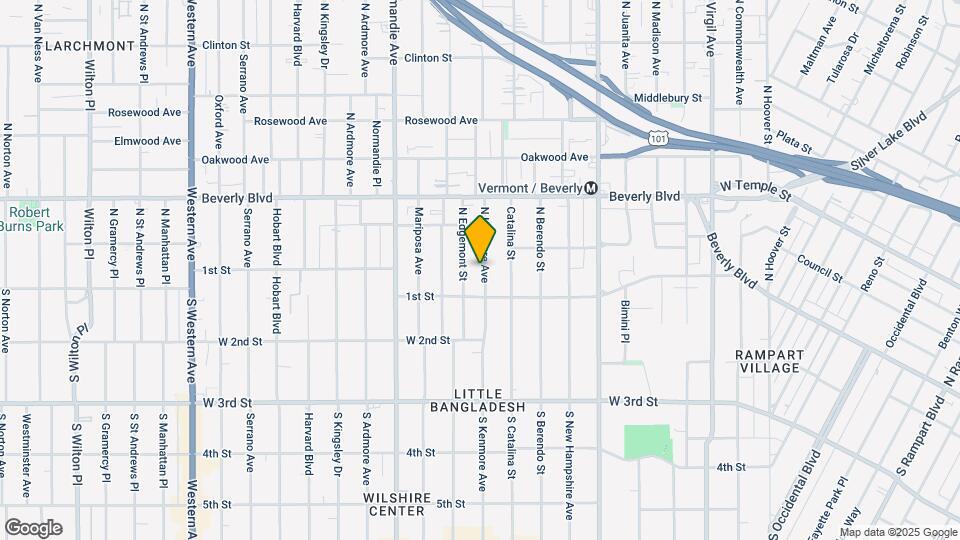 133 N Kenmore Ave Map and Location Details
