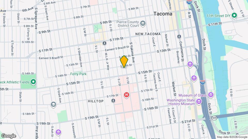 1412 S I St Map and Location Details