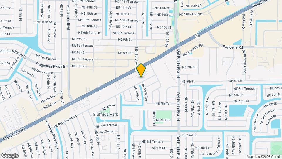 1335 NE Pine Island Ln Map and Location Details