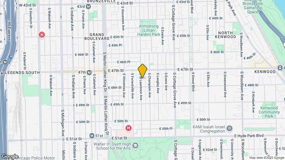 4735 S St. Lawrence Ave Mapa y Detalles de la Ubicación