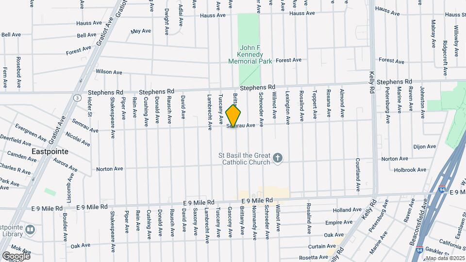 23151 Brittany Ave Map and Location Details