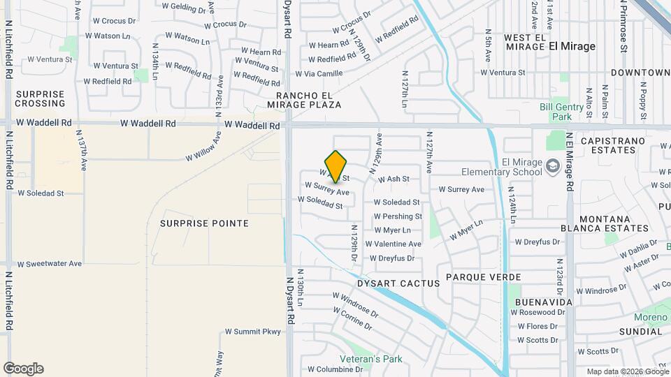 12930 W Surrey Ave Map and Location Details