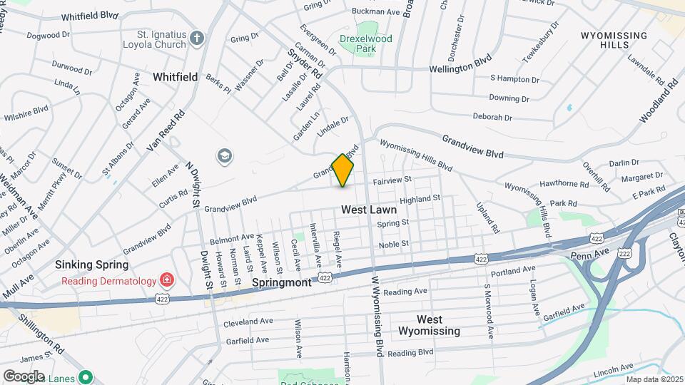 2326 Fairview St Map and Location Details