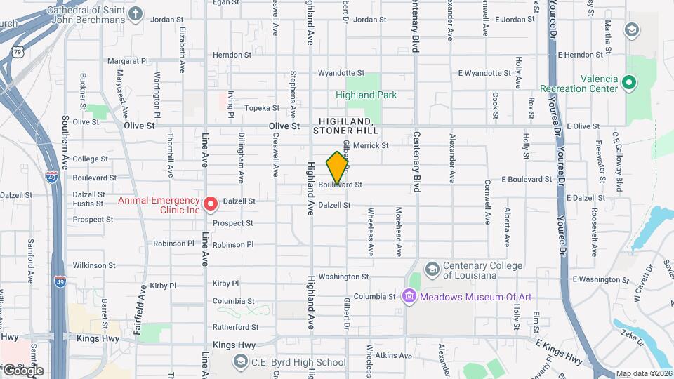 415 Boulevard St Map and Location Details
