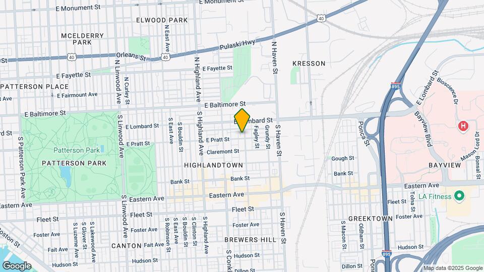130 S Eaton St Map and Location Details