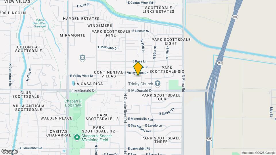 6173 N Granite Reef Rd Map and Location Details