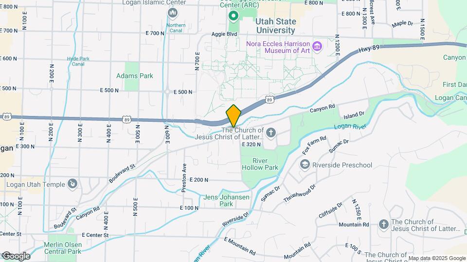 855 Canyon Rd Map and Location Details