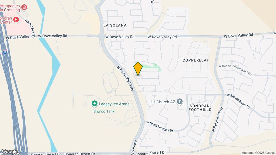 2432 W Dusty Wren Dr Map and Location Details