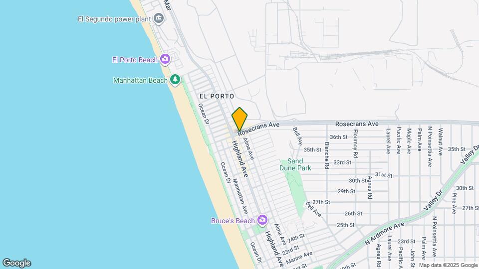 326 Rosecrans Ave, Unit BEACH  VIEW Mapa y Detalles de la Ubicación