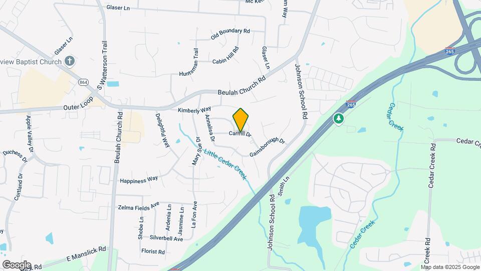 8504 Carmil Dr Map and Location Details