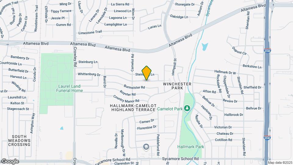 1305 Whittenburg Dr Map and Location Details