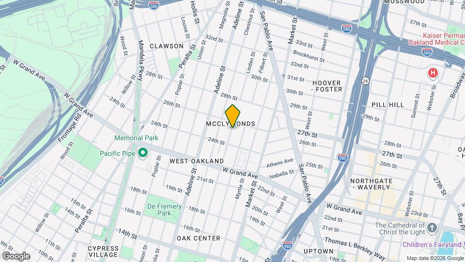 2508 Linden St Map and Location Details