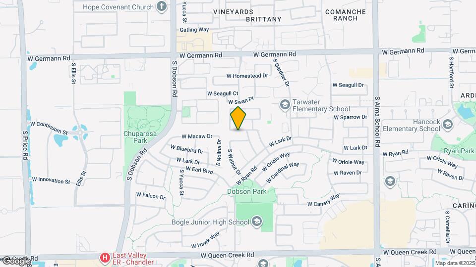 1695 W Macaw Dr Map and Location Details