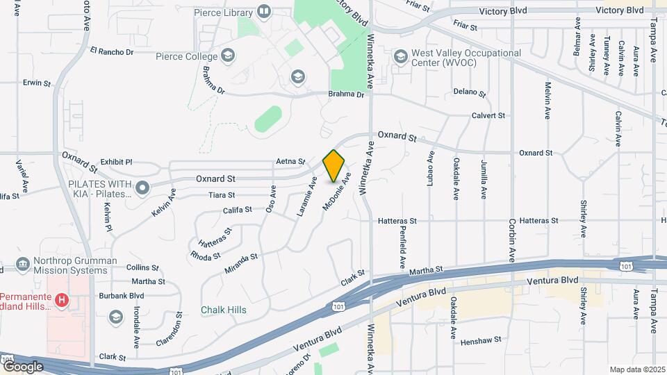 5853 McDonie Ave Map and Location Details