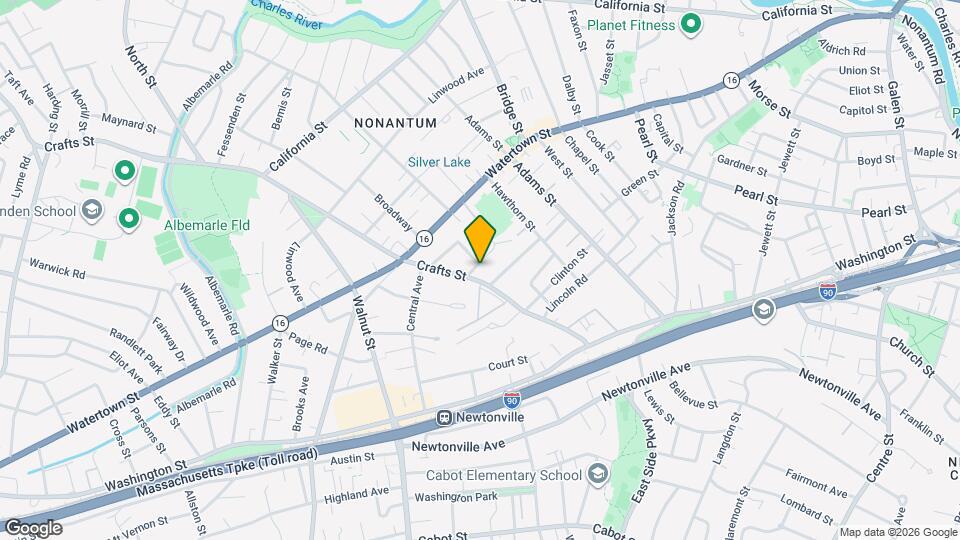 54 Lothrop St Map and Location Details