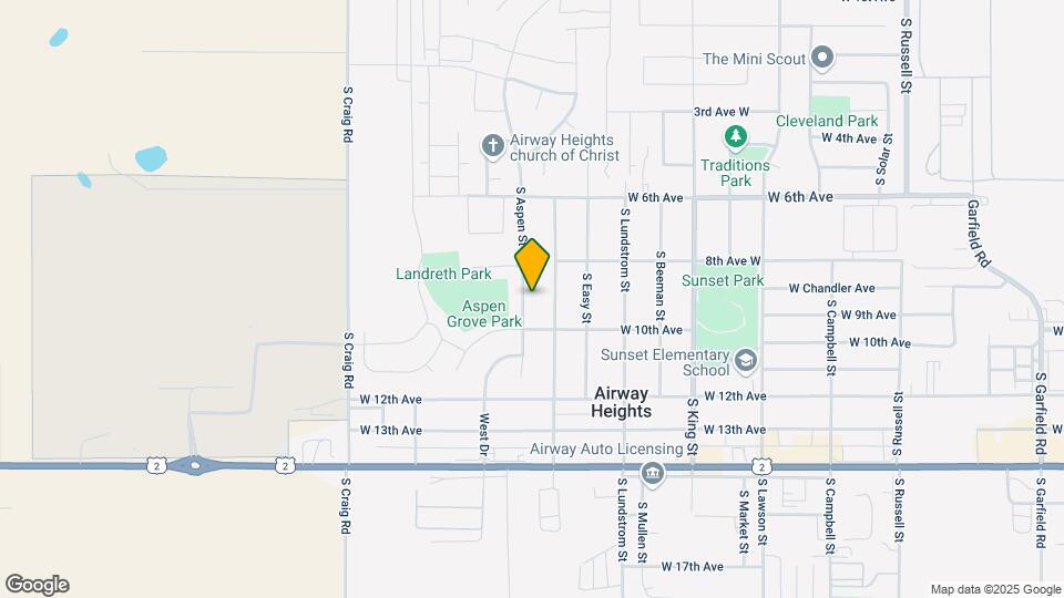 829 S Aspen St Map and Location Details