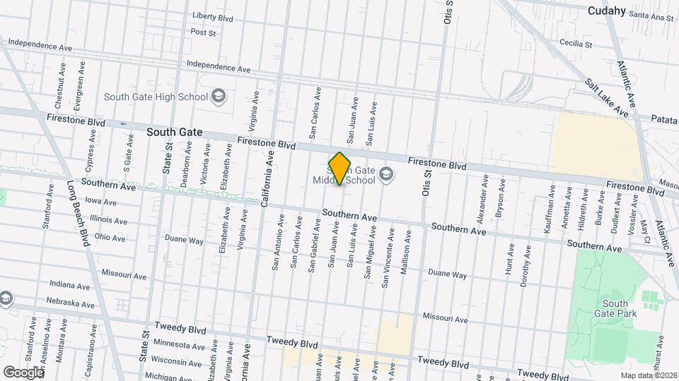 8965 San Juan Ave Map and Location Details