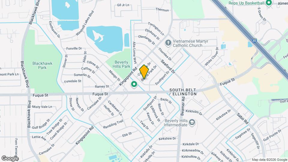 10206 Buena Park Dr Map and Location Details