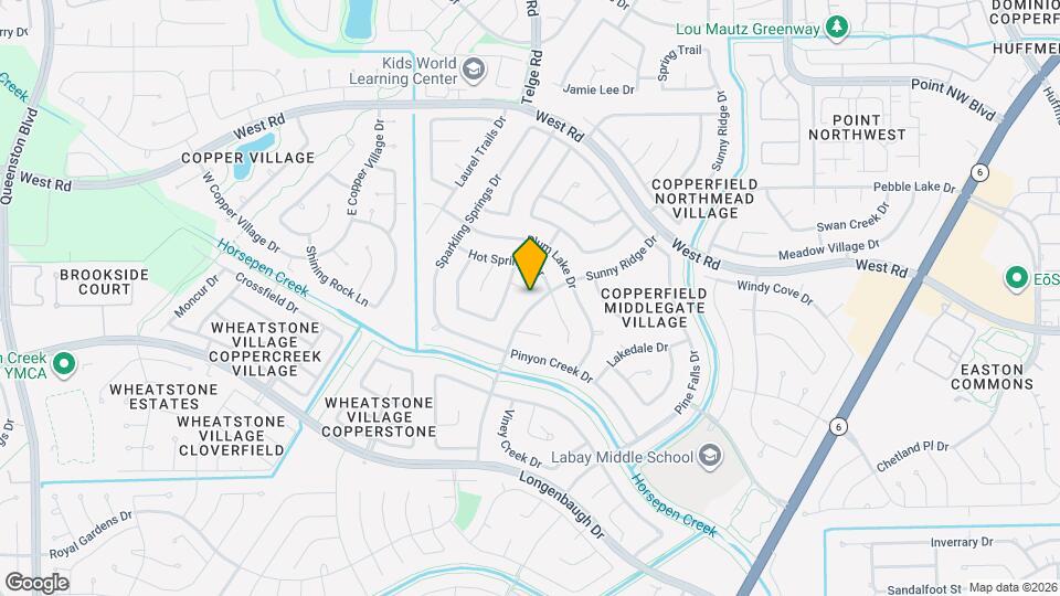 8123 Sunny Ridge Dr Map and Location Details