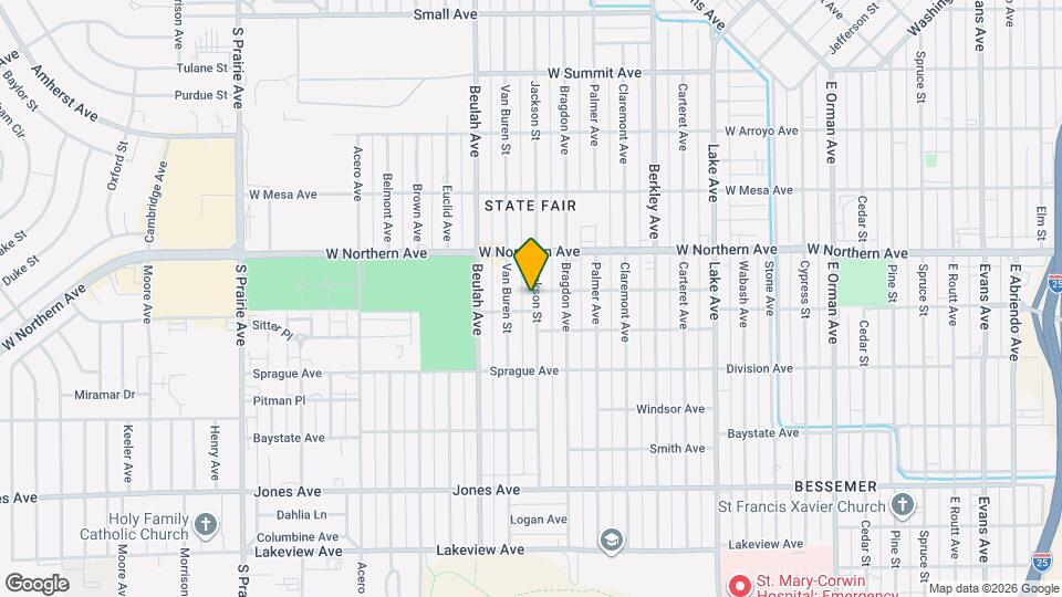 1339 Jackson St Mapa y Detalles de la Ubicación