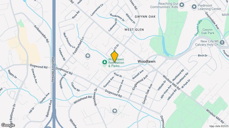 Woodlawn Village Apartments Map and Location Details