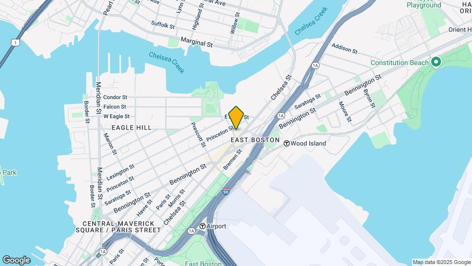 34 Shelby St, Unit 1 Map and Location Details