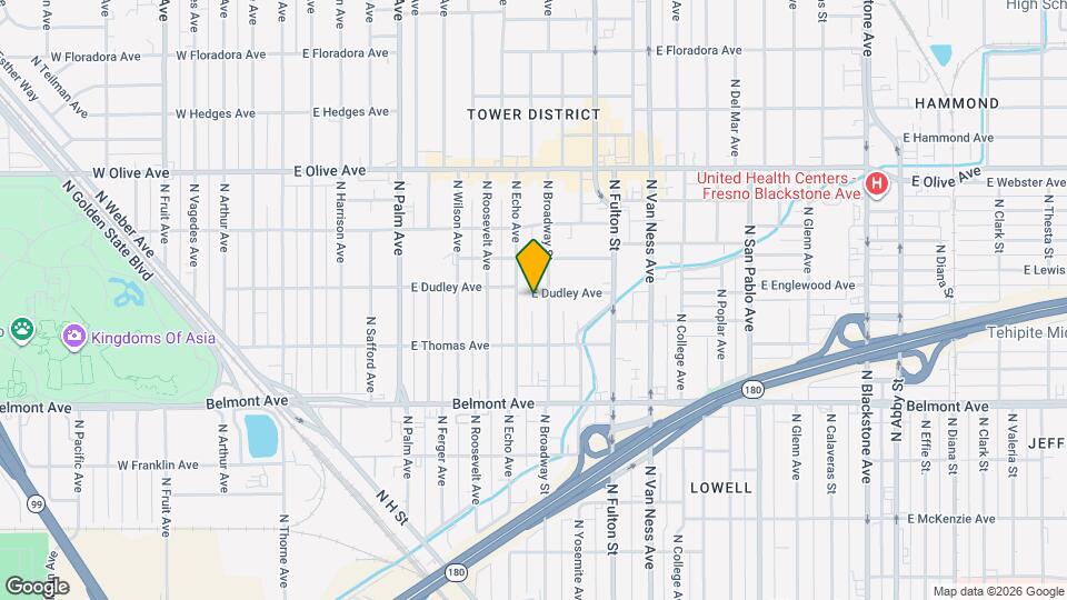 630 E Dudley Ave Map and Location Details