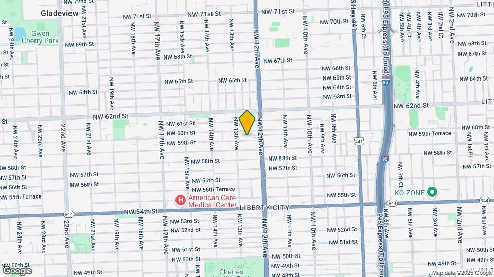 1251 NW 59th St Mapa y Detalles de la Ubicación