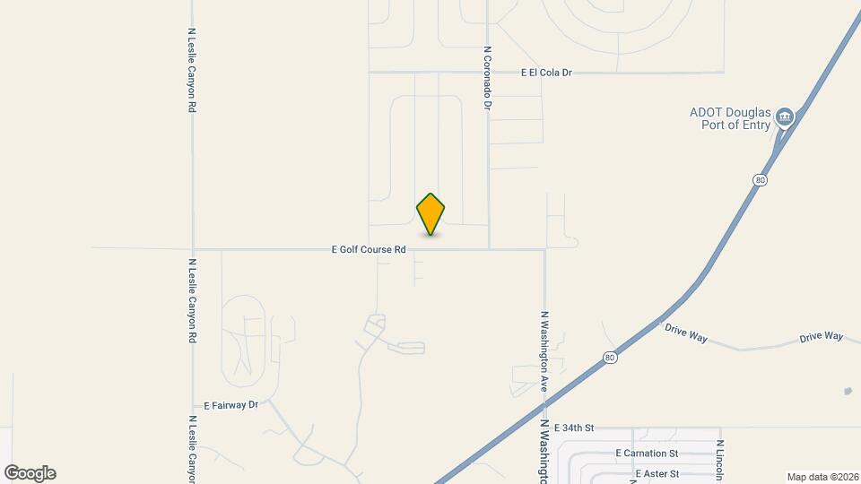 1766 E Golf Course Rd Map and Location Details