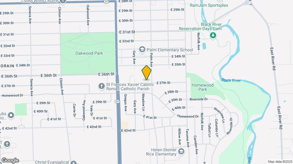 2373 E 37th St Map and Location Details
