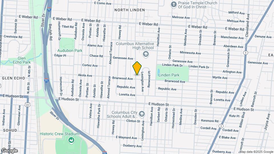 2530 McGuffey Rd Map and Location Details