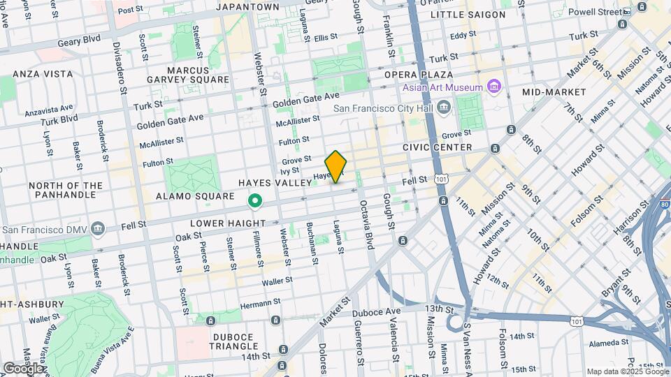 500 Laguna St Map and Location Details