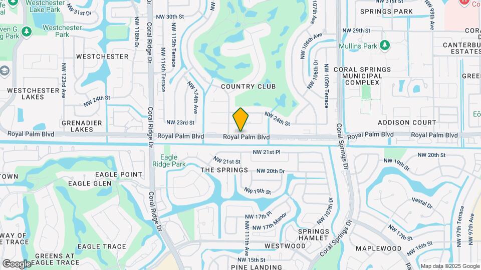 11131 Royal Palm Blvd Map and Location Details