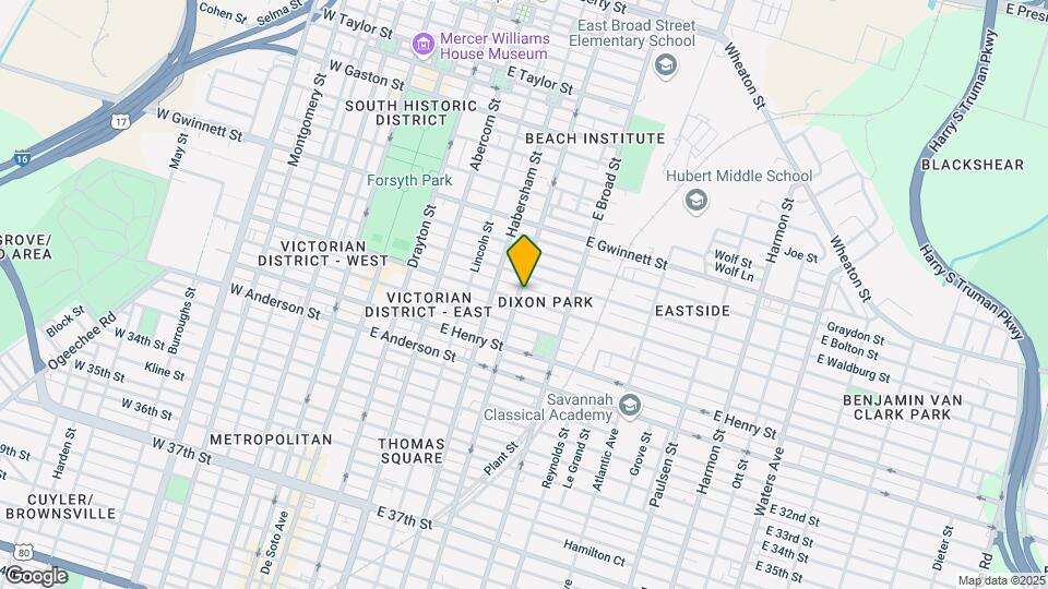 502 E Park Ave Map and Location Details