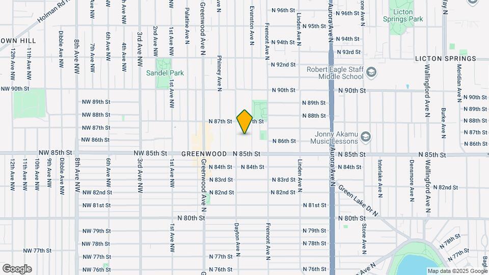 517 N 86th St Map and Location Details