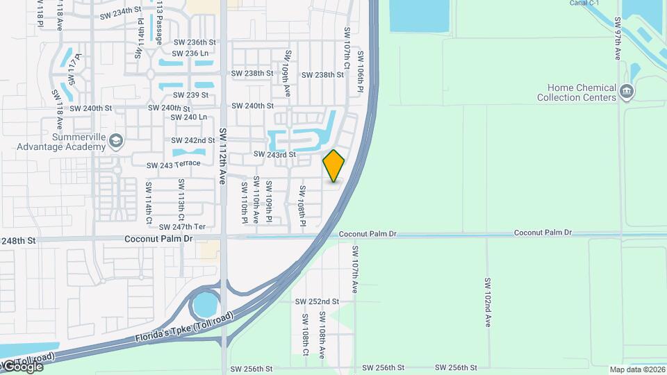 10773 SW 245th St Map and Location Details
