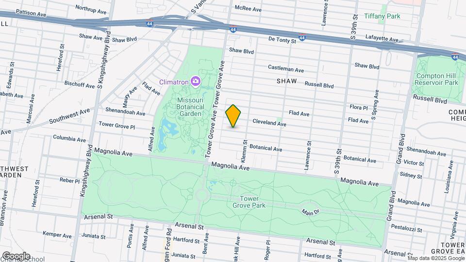 4229 Shenandoah Ave Map and Location Details